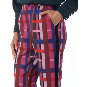 CROSBY BY MOLLIE BURCH Sid Pant In Plaid Please Size L